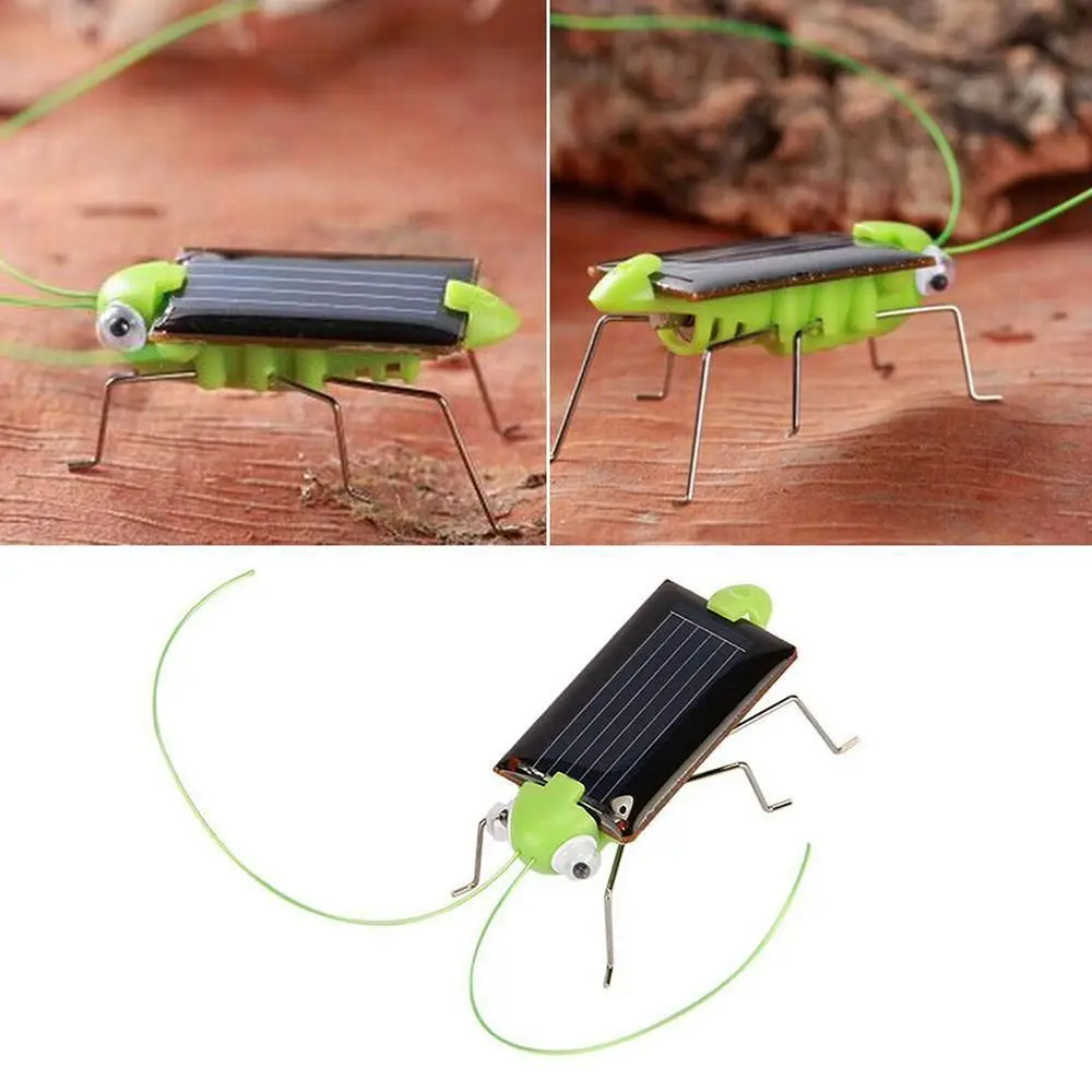 Solar Power Cricket Educational Solar Bug Robot Insect Learning Kids Gift