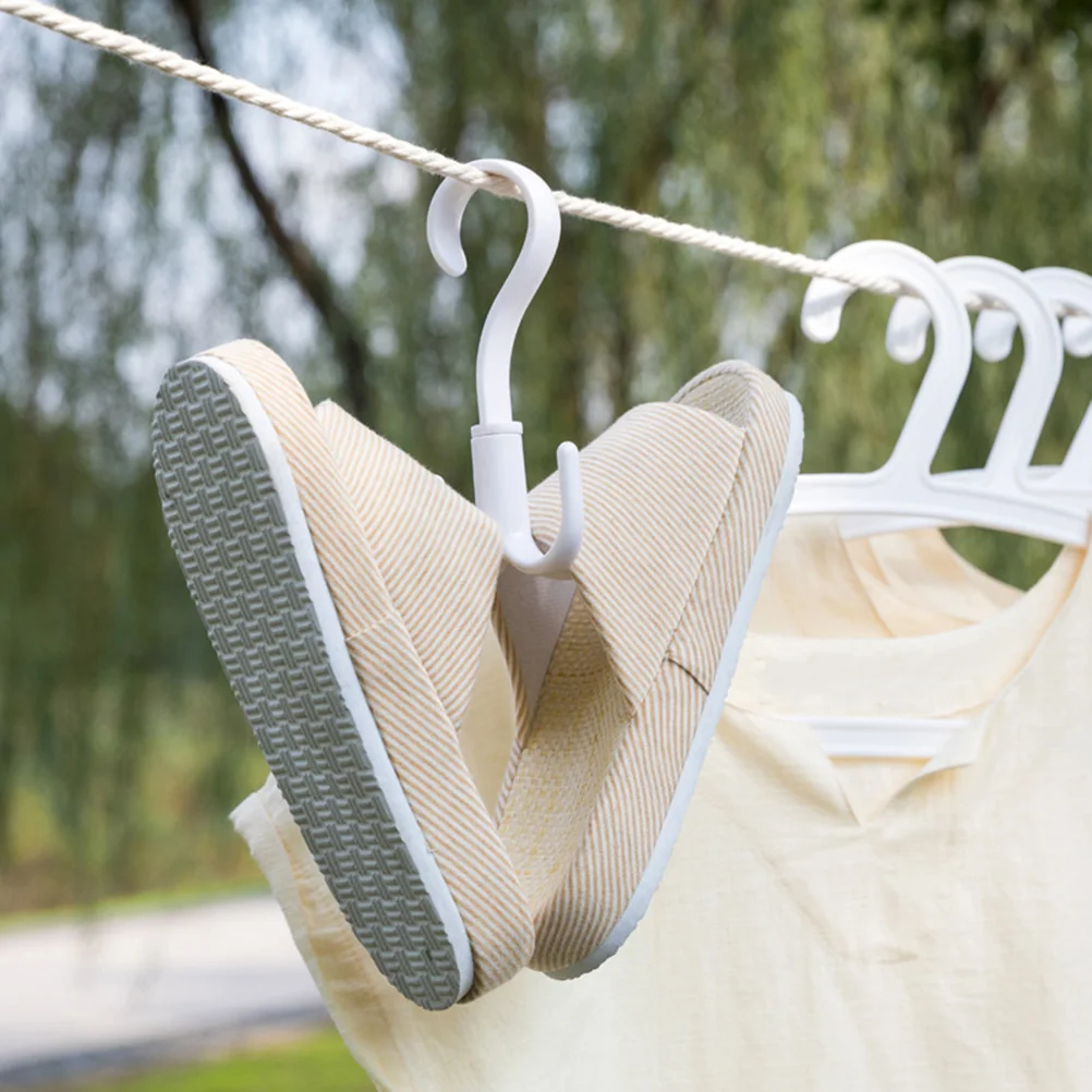 

3 Pcs Rotating Hanger Rack White 4 Hooks Tie ganizer for Baby Girl Coat Hangers Wardrobe Scarves Shoes Accessories