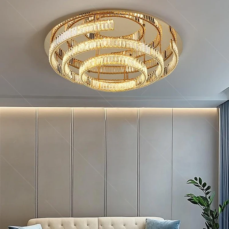 

Украшение дома Подвесные светильники, роскошная хрустальная люстра для гостиной, подвесной светильник для столовой, потолочный светильник, внутреннее освещение