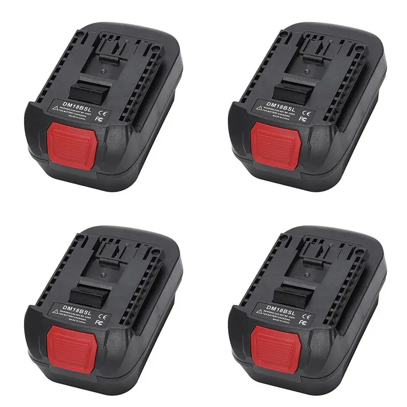 B62B-4X DM18BSL Battery Converter Adapter For Milwakee 18V For 20V Li- Battery Used To For 18V Tool Battery