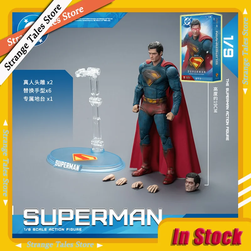 

2025 New Original Fondjoy Battle Damaged Superman Action Figure 1/9 Super Man Anime Model Joint Movable Figurine Kids Toy Gift