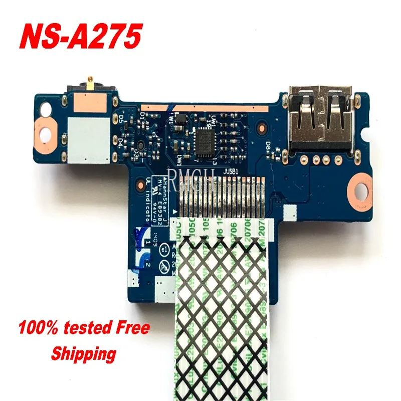 NS-A275 Originele Voor Lenovo G40-30 G40-45 G40-70 G50 G50-30 G50-70 Audio Kaartlezer Usb Board 100% Getest Gratis Verzending Usb