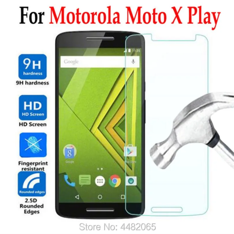 Para moto x play xplay vidro temperado para motorola moto x play xt1562 xt1563 protetor de tela do telefone capa película protetora caso