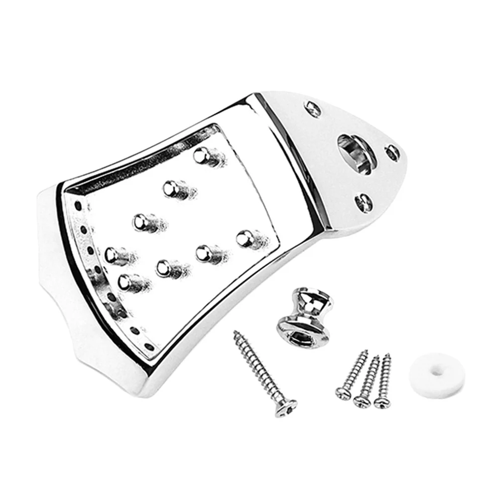 

1 set 1 Set Stable Metal Mandolin Tailpiece Durable Upgrade Part Professional Tone Improvement Hardware Replacement For Standard