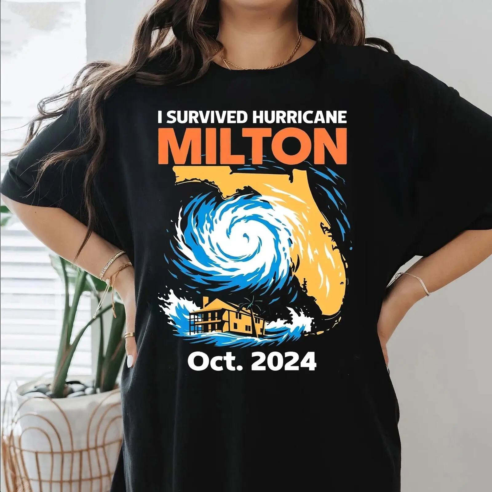 I Survived Hurricane Milton 2024 Shirt Hurricane Milton Survivor Shirt Hurrica