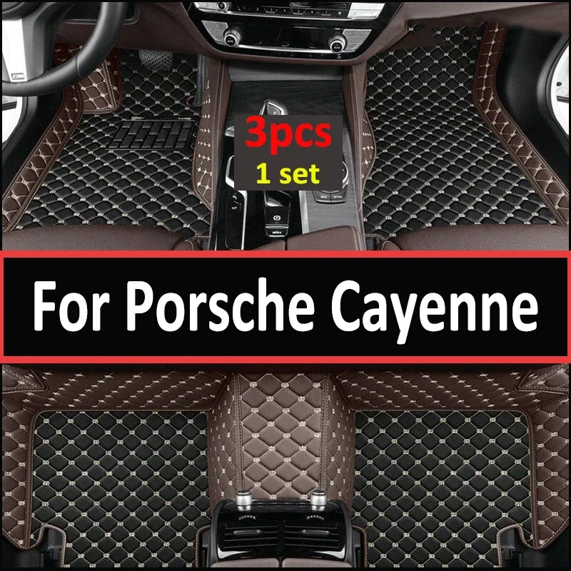 

Автомобильные коврики для Porsche Cayenne 2011 2012 2013 2014 2015 2016 2017, пользовательские автомобильные подушечки для ног, автомобильные аксессуары для интерьера