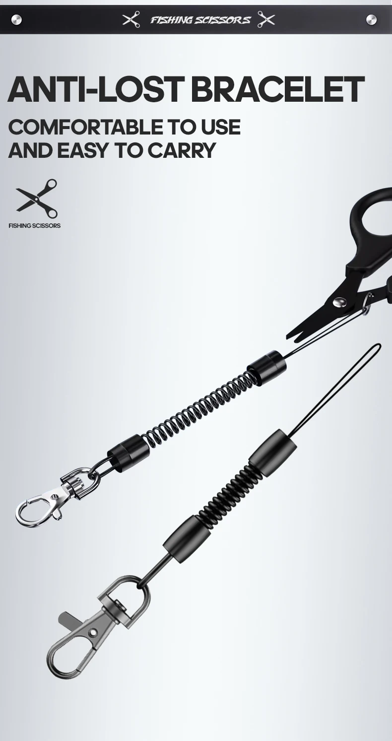 TAIYU Multifunktionale, titanbeschichtete Edelstahlschere zum Angeln, Köderclip, PE-Schnur, Bleigewicht, Angeln, Mini-Zahnisso – Detail 9