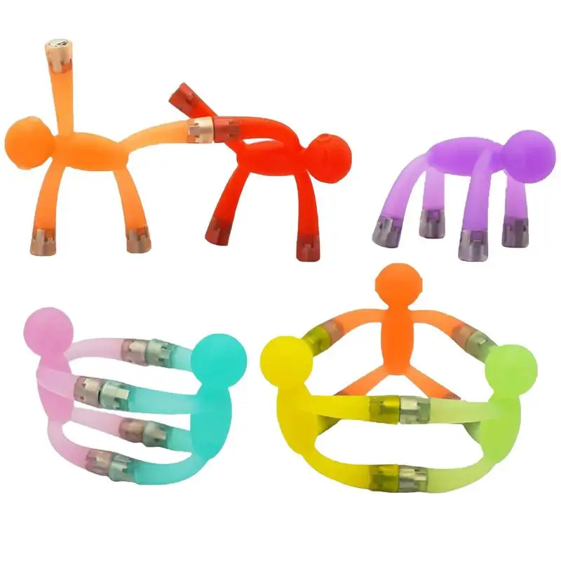 

Translucent Novelty Toys 8 Pcs Bendable Novelty Toys Fridge Magnets Decoration Fridge Magnets Soft Rubber Magnets & Magnetic