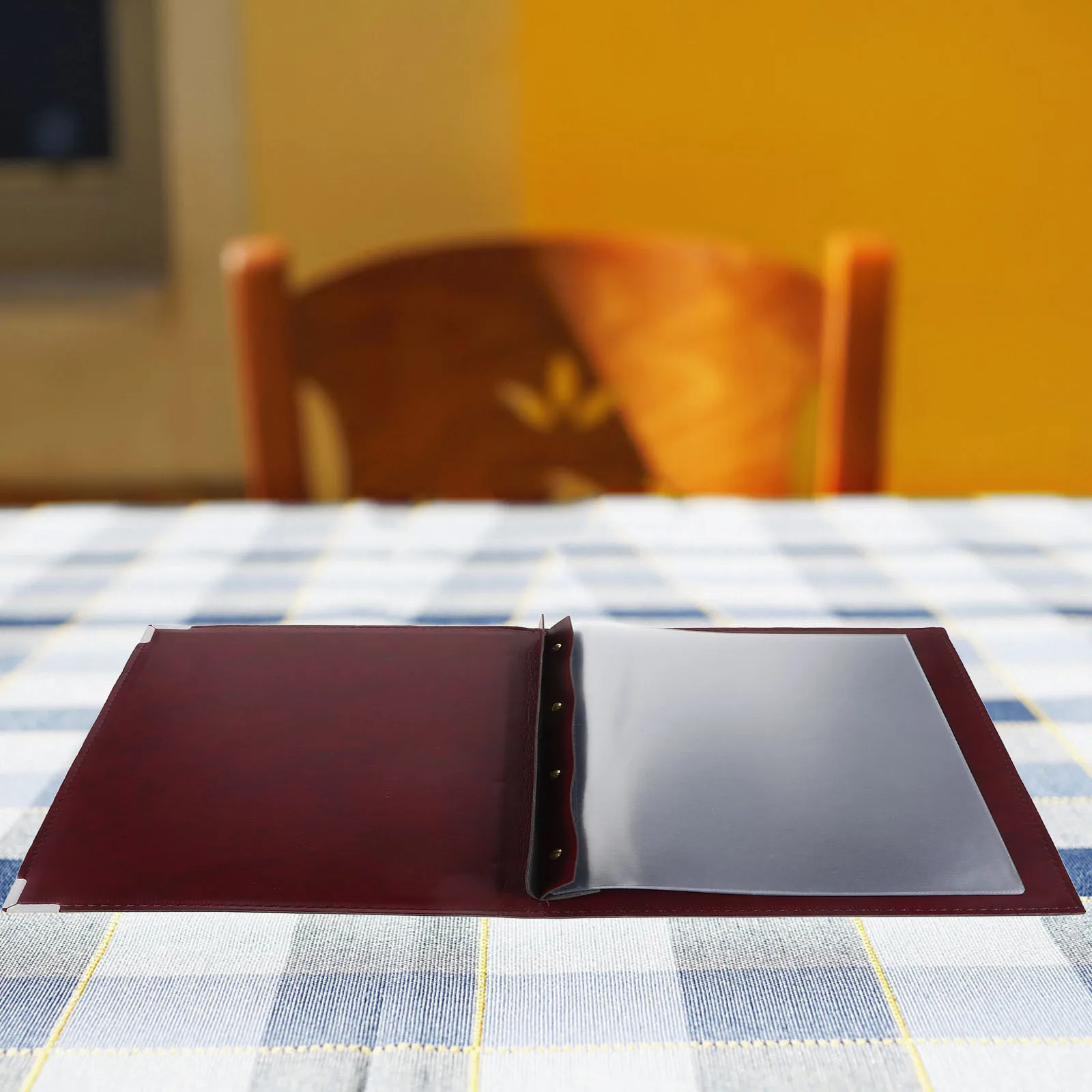 

Clear Holder 8-Pages Menu Book For Restaurant Bar Cafe Transparent Cover Large Capacity Easy Update Menu Folders Practical