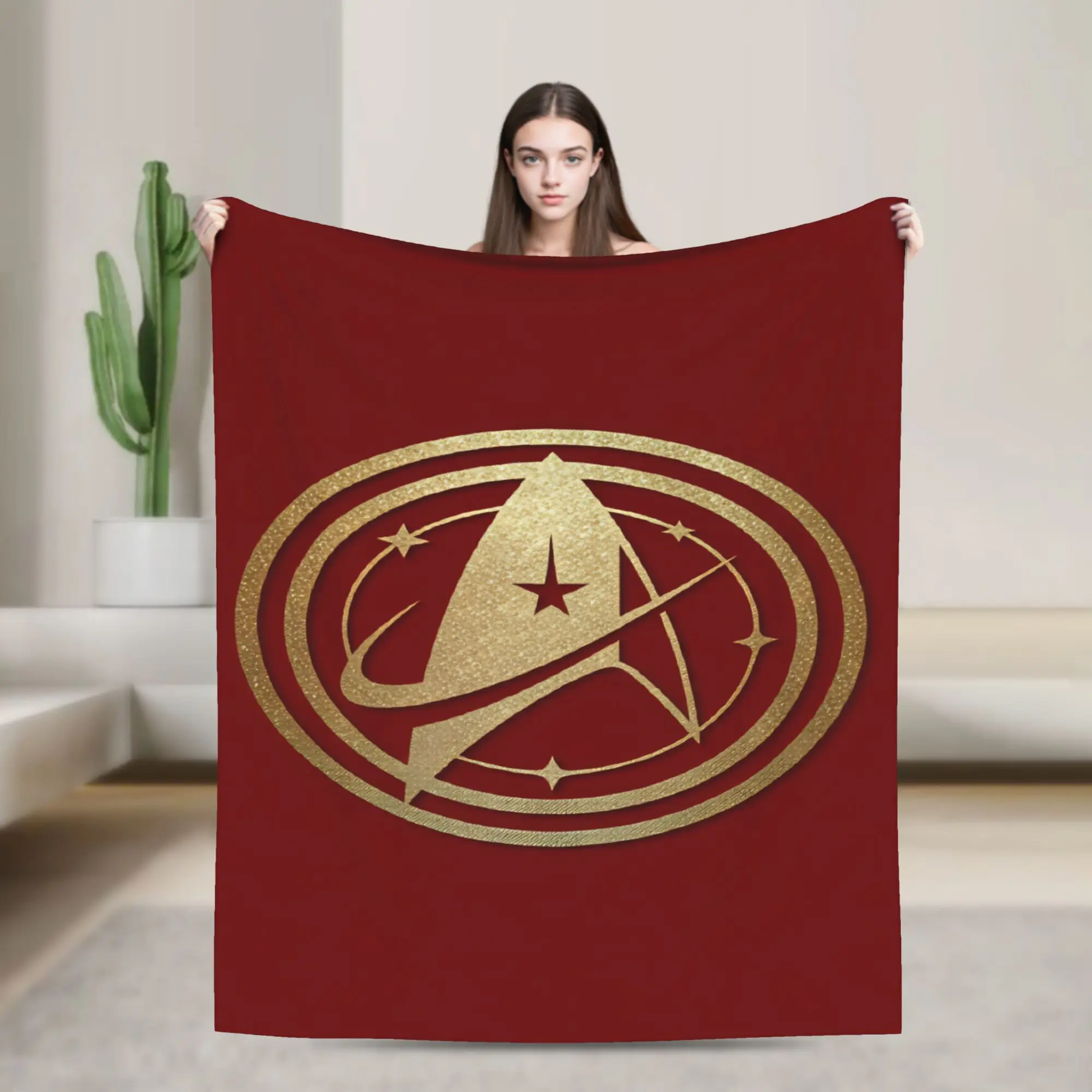 S-Star T-Trek Ship Movie  Bedding Throws  Flannel Bedspread For Home Decor Comfortable Sofa Bed Cover