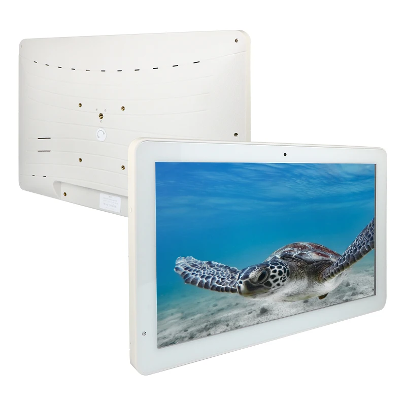 White Color 13.3 Inch Wall Mounted  PoE RK3566 Quad Core Android 13 Medical Monitor for Hospital
