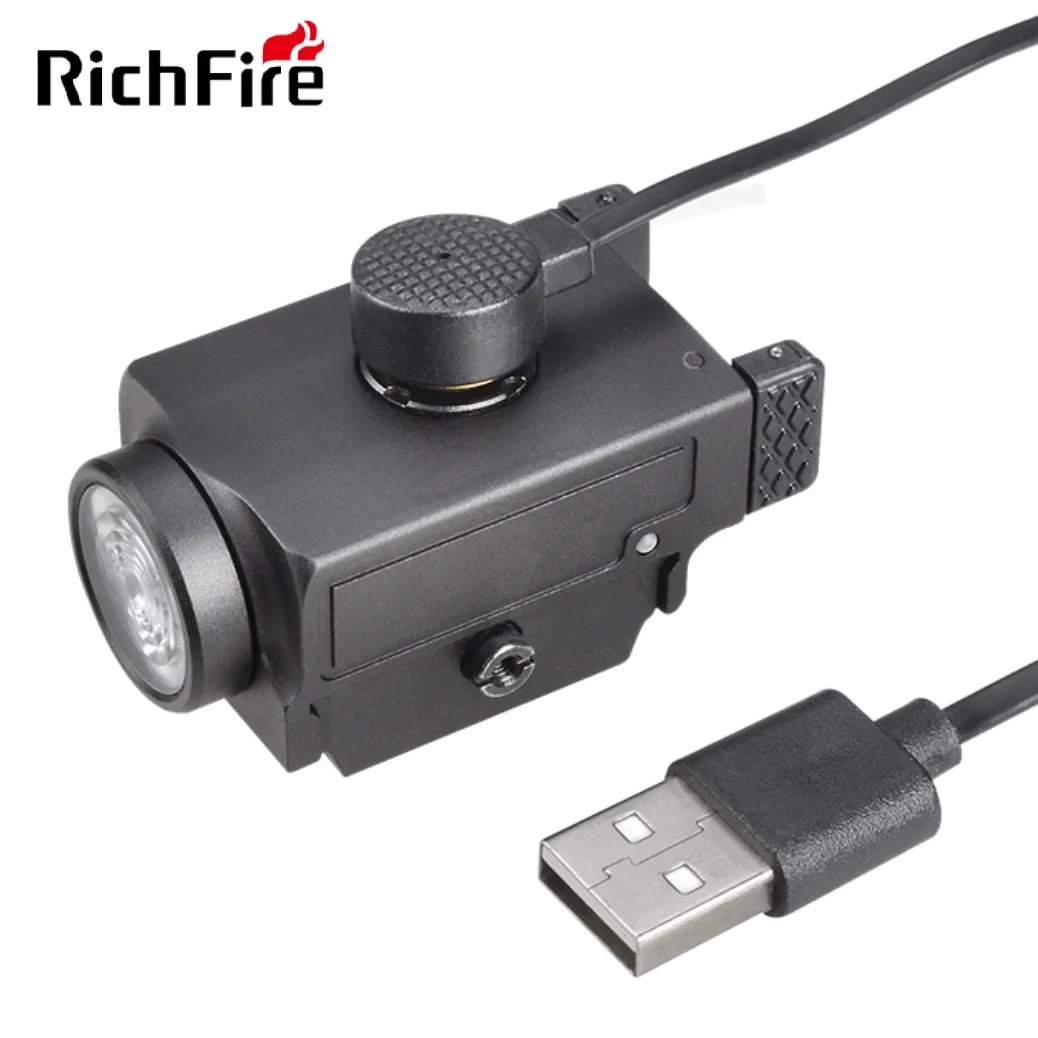 Imagem -02 - Richfire-lanterna Led para Caça Pistola Equipamento de Carregamento Magnético Picatinny Rail Mount Light Cslnm1 Sfd057c 800lm