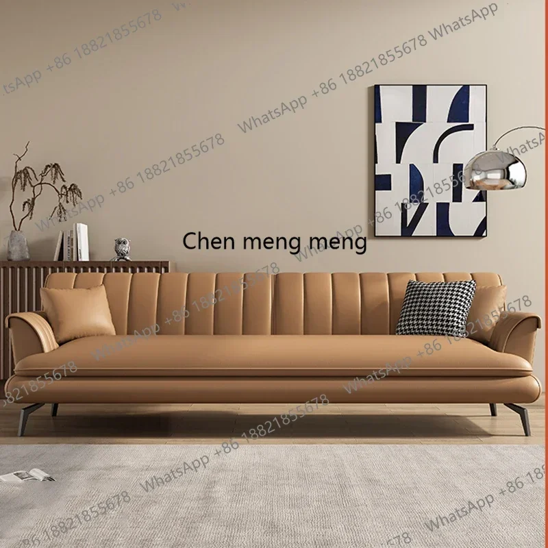 

Leather living room Sofas minimalist modern europe family Sofas lazy recliner lounge salas y sofas muebles economicos Furniture