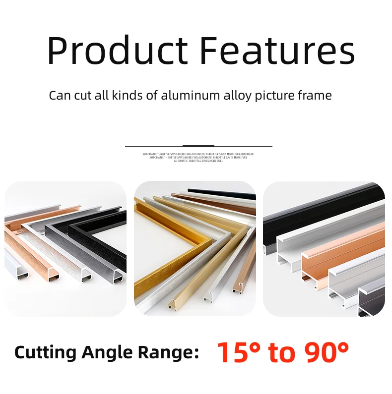 أي آلة قطع ملف تعريف زاوية نافذة الباب آلة قطع ملف الألومنيوم