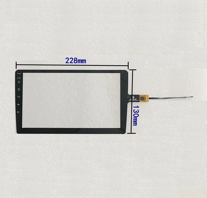 

9 10.1inch GT911 Chip I2C 6pin Capacitive Touch Screen Panel 229*130mm 252*147mm for Car GPS Navigation Radio Multimedia Player