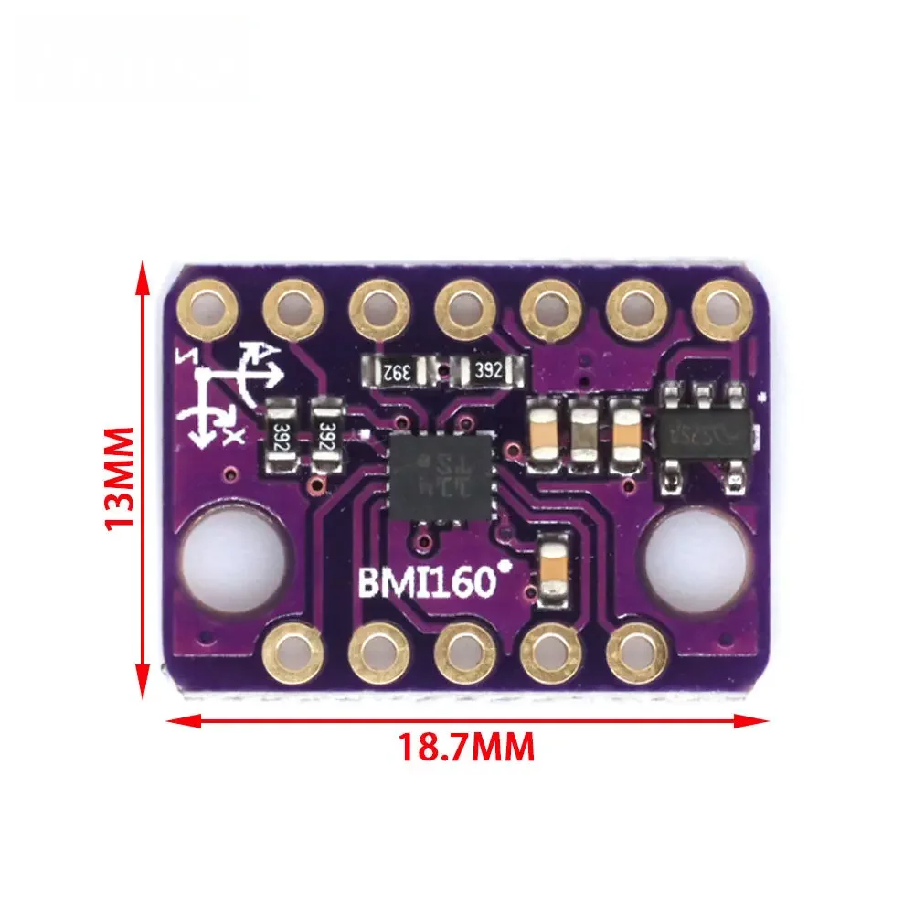 BMI160 módulo giroscopio de acelerómetro de última postura, 6 sensores de medición inercial Dof