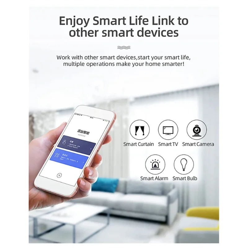 -ABDH 1 قطعة Tuya Wifi باب مغناطيسي ذكي نافذة الاستشعار كاشف الباب نظام إنذار المنزل الذكي الأبيض لمساعدة Alexa Google