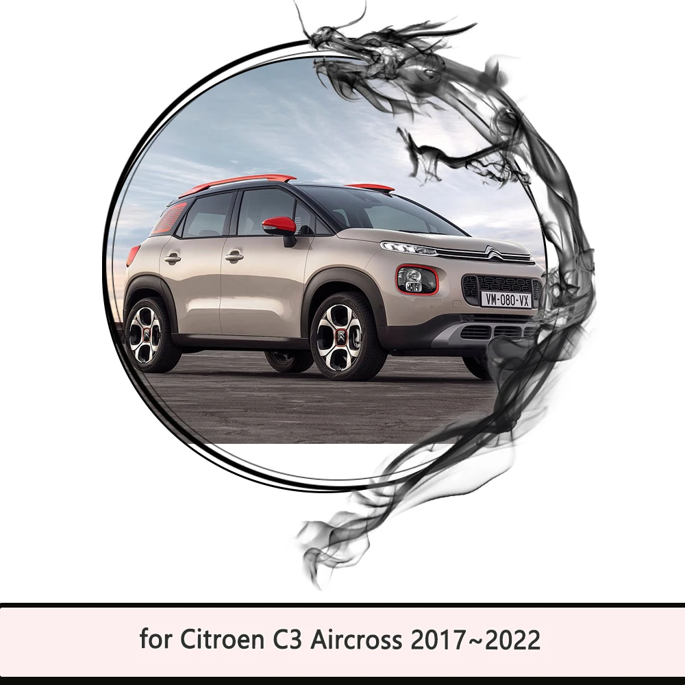 4PCS Car Mudguards for Citroen C3 Aircross 2017~2022 2018 2019 Mudflaps Fender Mud Flap Splash Guards Cover Wheel Accessories