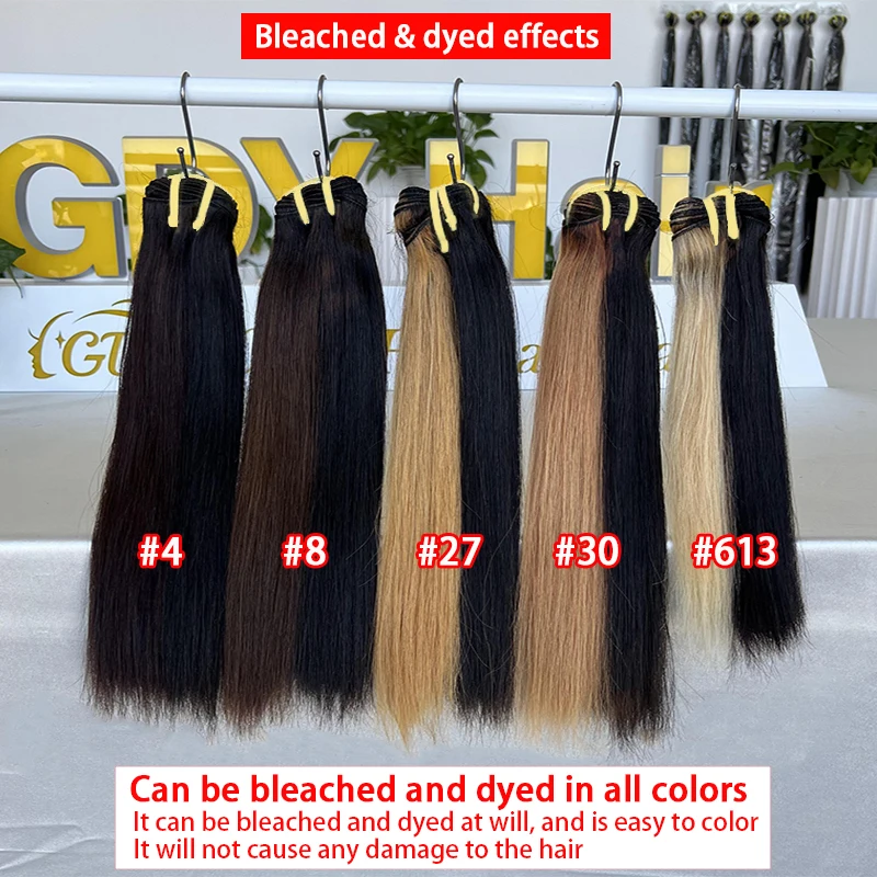 16A Vietnamesisches Rohhaar, knochenglatte Bündel, 100 % unbehandelte Echthaarverlängerungen, doppelt gewebt, 10-36 Zoll, Naturfarbe # 1B – Detail 8