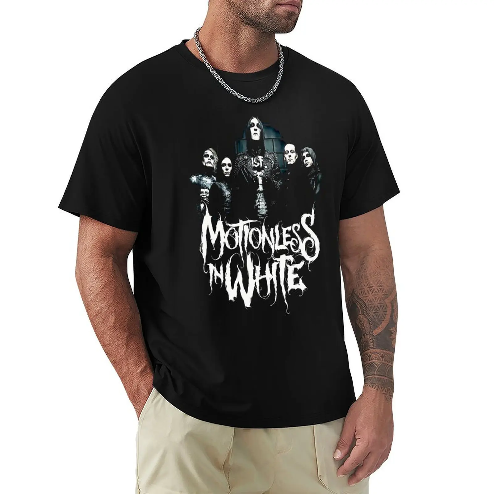 Motionless in White Member Perfect T-Shirt Breathable Gym Short Sleeve T-Shirt