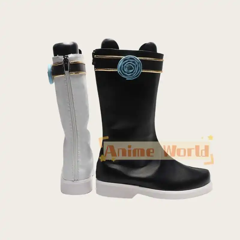 Gioco Anime Umamusume: Pretty Derby Mejiro Bright Cos Scarpe Cosplay Stivali Bambini adulti Accessori per costumi da festa di Halloween