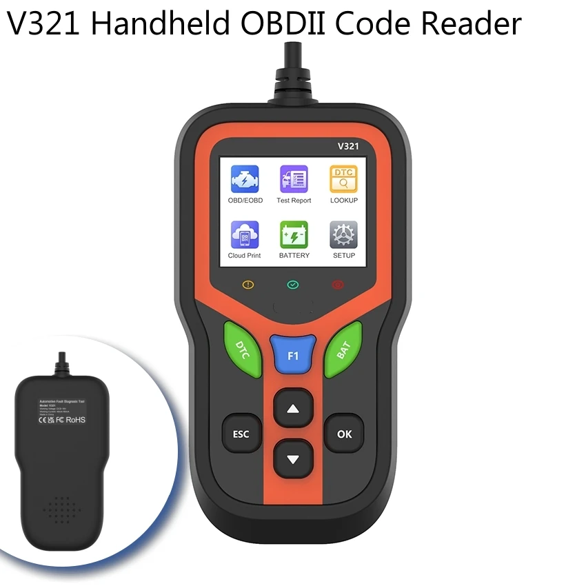 

OBDII Code Reader V321 Handheld