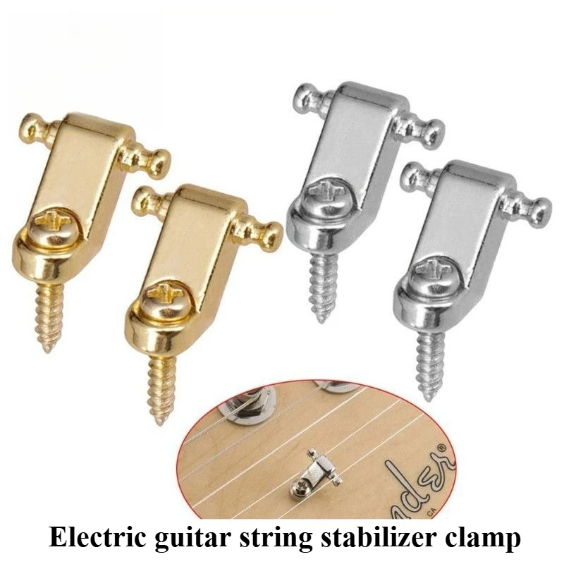 

2 pieces of electric guitar string retainers, fixing buckles, stabilizers, guides, brackets - guitar accessories