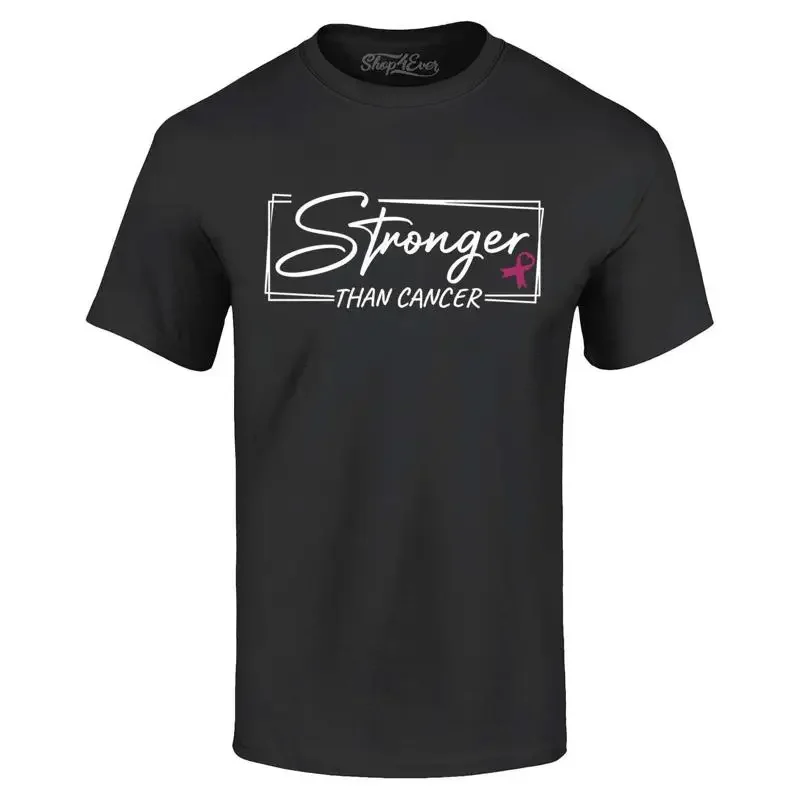 Stronger Than Cancer T-shirt Breast Cancer Shirts