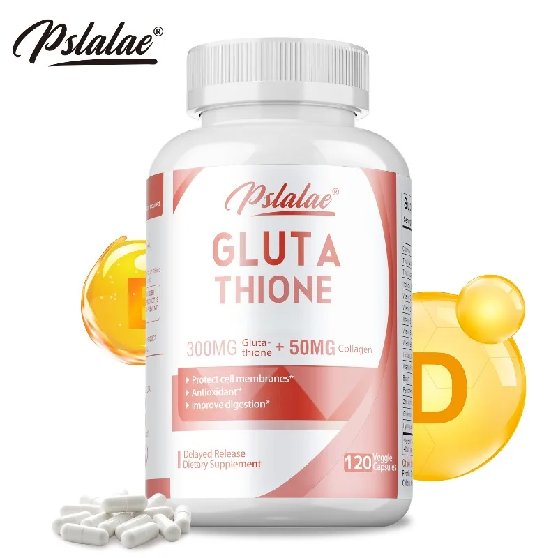 

Glutathione Capsules - for Anti-Aging, Glowing Skin, Whitening, Detox & Immune Health