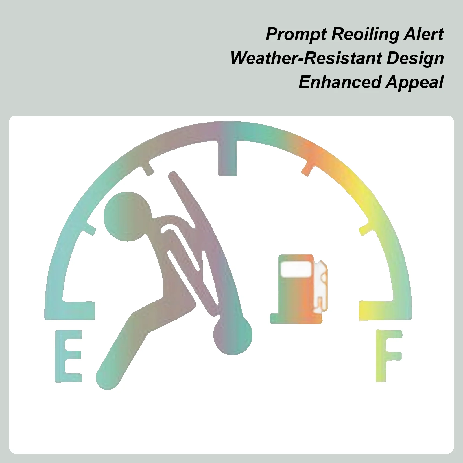 

Наклейка для автомобиля, светоотражающая наклейка на автомобиль с высоким потреблением газа, водонепроницаемый внешний знак для автомобиля, высокое энергопотребление газа, грузовик Rv