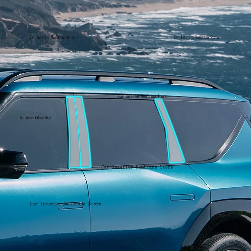 

For KIA EV9 GT Line 2023-2026 B/C-Pillars Car Exterior Automobile Pillar Anti-scratch TPU film protect Protective Film