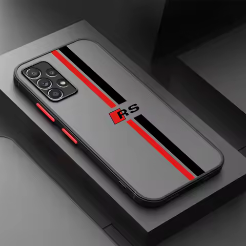Soft shell Phone Case for Samsung Galaxy A25 A72 A26 A54 A55 A21s A23 A34 A35 A32 A24 A36 A22 A52 A52s A33 A53 A56 A-Audi-RS