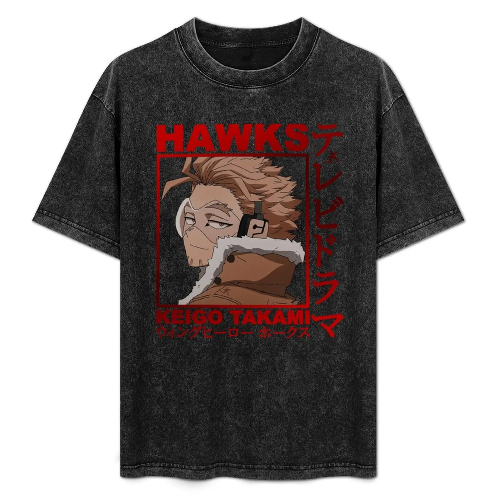 

Футболка Hawks Keigo Takami MHA, минималистичный повседневный топ с короткими рукавами