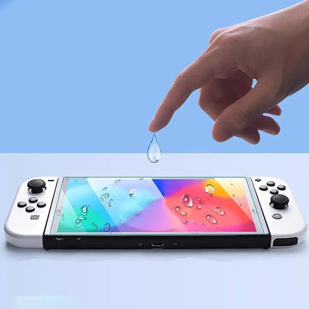 Untuk Switch 2 Pelindung Layar Kaca Tempered Penjajaran Otomatis HD Instalasi Bebas Gelembung Bening Film Bebas Debu Antigores 9H Ki S7H0