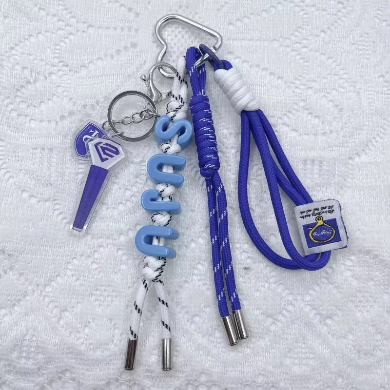 Kpop Idol Boy SUPER JUNIOR handgemaakte touw geweven sleutelhanger concertondersteuning decoratie rugzak sleutelhanger fans collectie cadeau