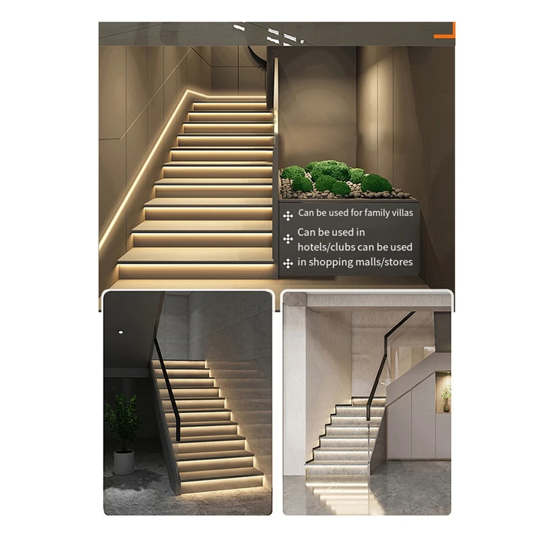 Inteligente Stair Tread Light Controller, Step Lights, escada do corrimão, Steps Lights com controlador