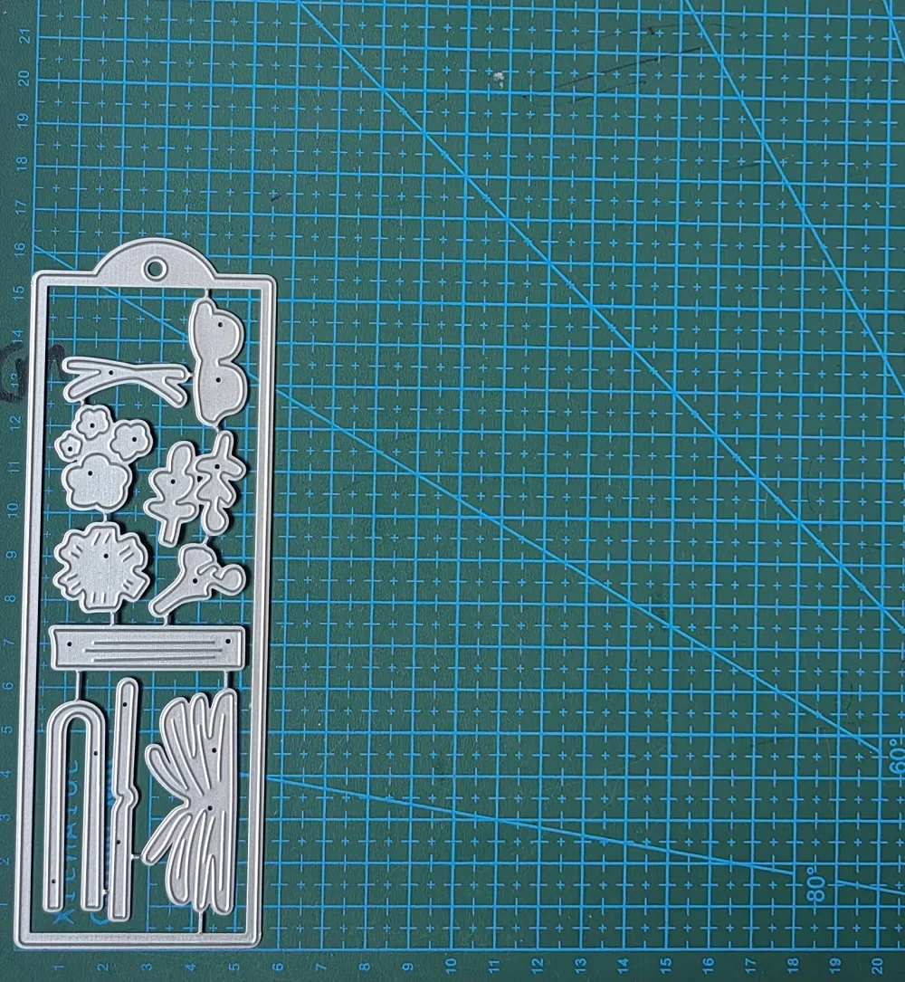 Basic Bookmark metal cutting dies cut die mold Scrapbooking paper craft knife mould blade punch Template Embossing stencils