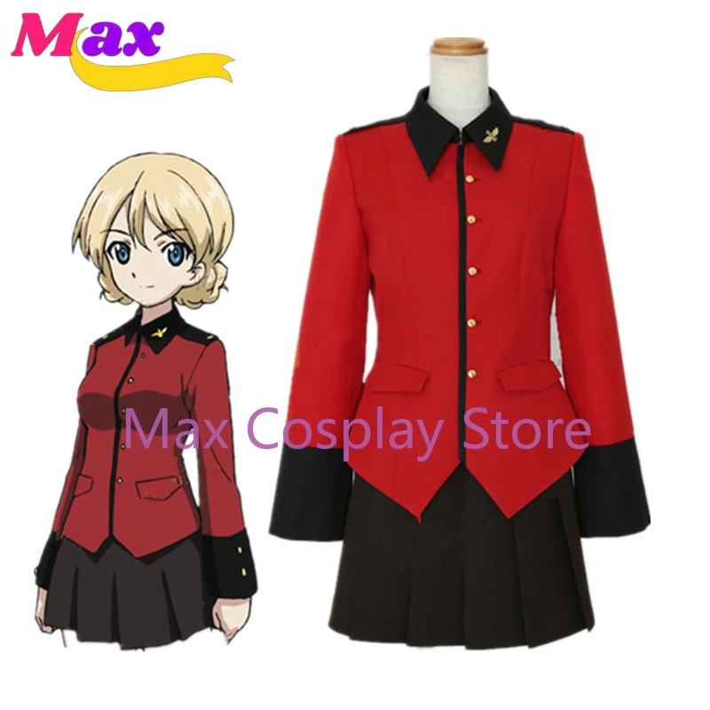 Anime Girls und Panzer Darjeeling Cosplay Costume Customized size