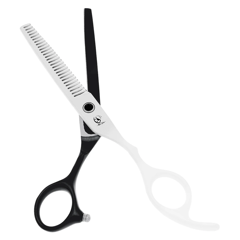 6.0" Barbers Scissors Japan Steel Professional Thinning Shears Hair Cutting Scissor with Bag Salon Hairdressing Clippers A0075A