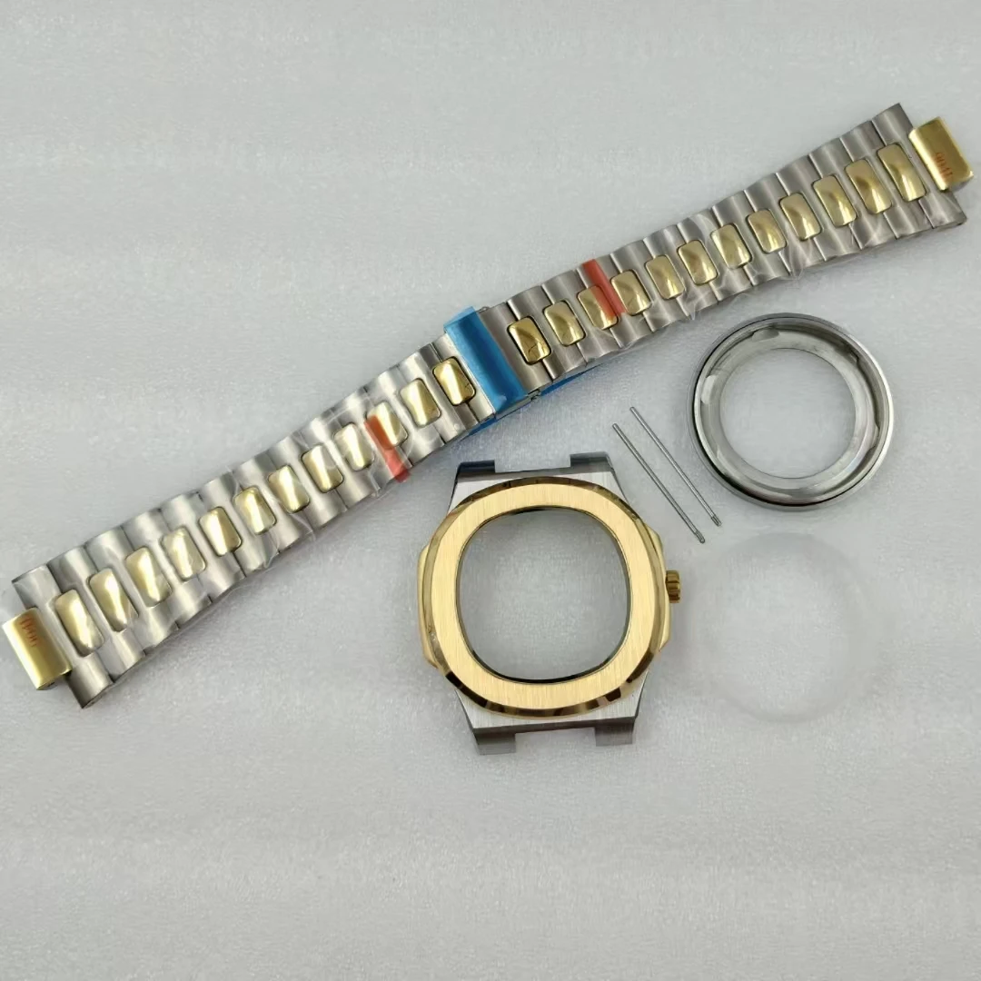 Watch accessories modified case 41mm Nautilus sapphire glass mirror transparent cover suitable for NH35/36 movement