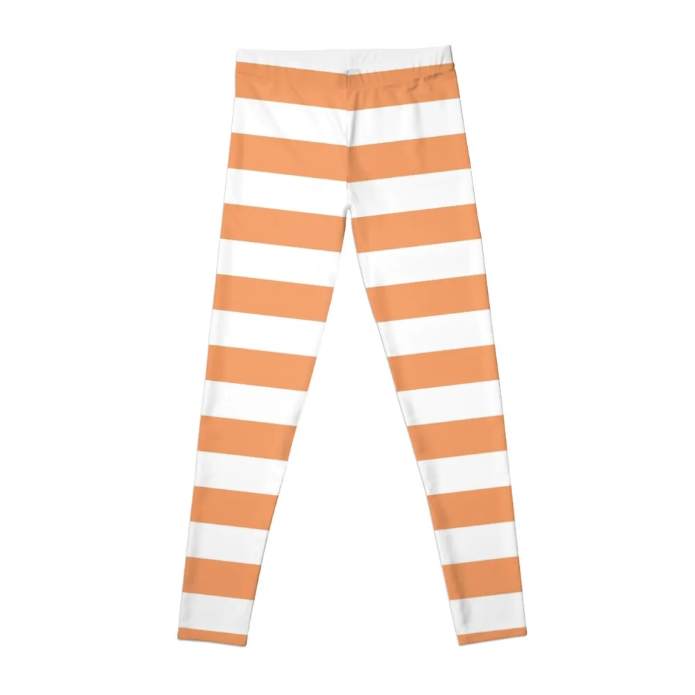 

Orange and white stripes. Leggings Legging sport Women sports Fitness woman Women's tights Womens Leggings