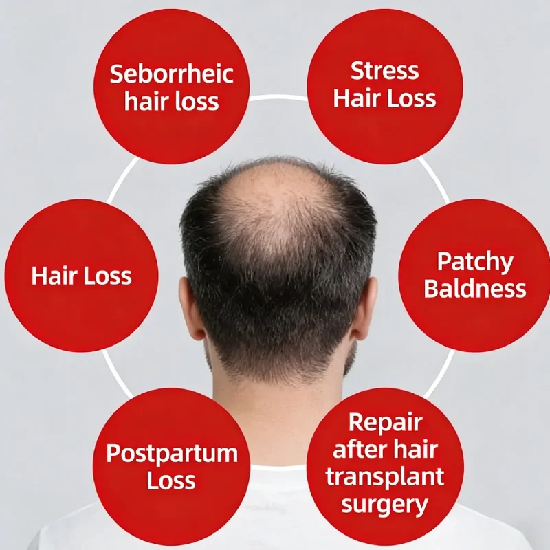 

Профессиональная медицинская беспроводная лазерная шапка с 96 диодами, терапия красным светом LLLT для стимуляции роста тонких волос, для домашнего использования