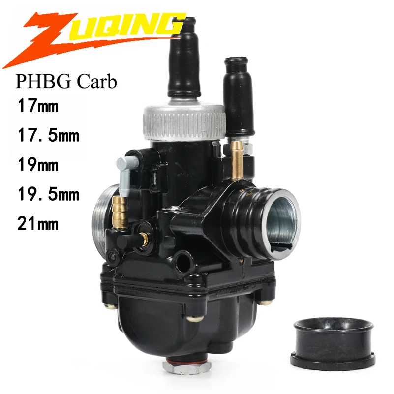 

Универсальный карбюратор для мотоцикла 17, 19, 21, 17,5 19,5 мм для гоночных карбюраторов Dellorto PHBG 50cc до 100cc, аксессуары для мотокросса