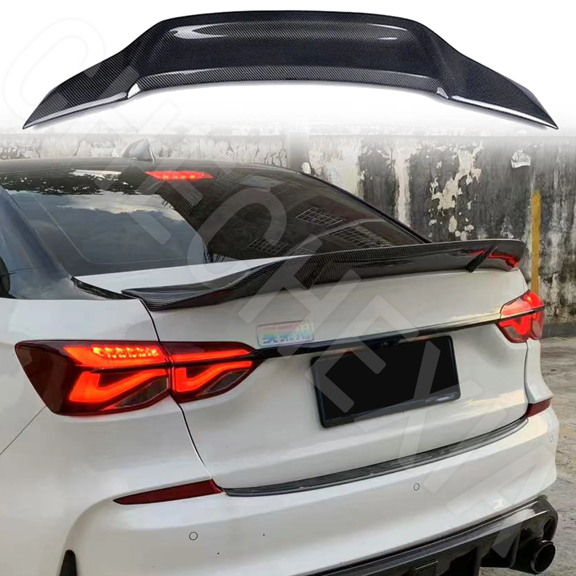 

For 2019-2024 Chevrolet Monza R-Type Real Carbon Fiber Spoiler High-Quality Car Trunk Lid Rear Wing Aerodynamic Kit