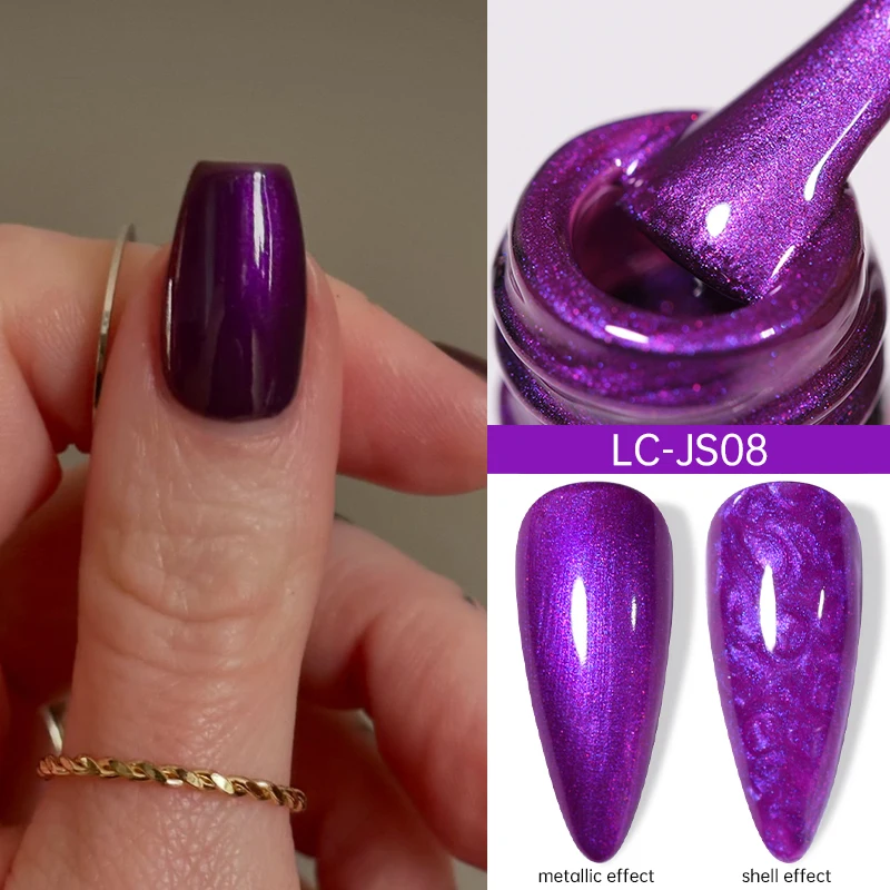 LILYCUTE 7ML Helder Roze Fluorescerende Fonkelende Gel Nagellak Neon Seies Kleurrijke Stralende Glitter Manicure Nail Art UV Gel