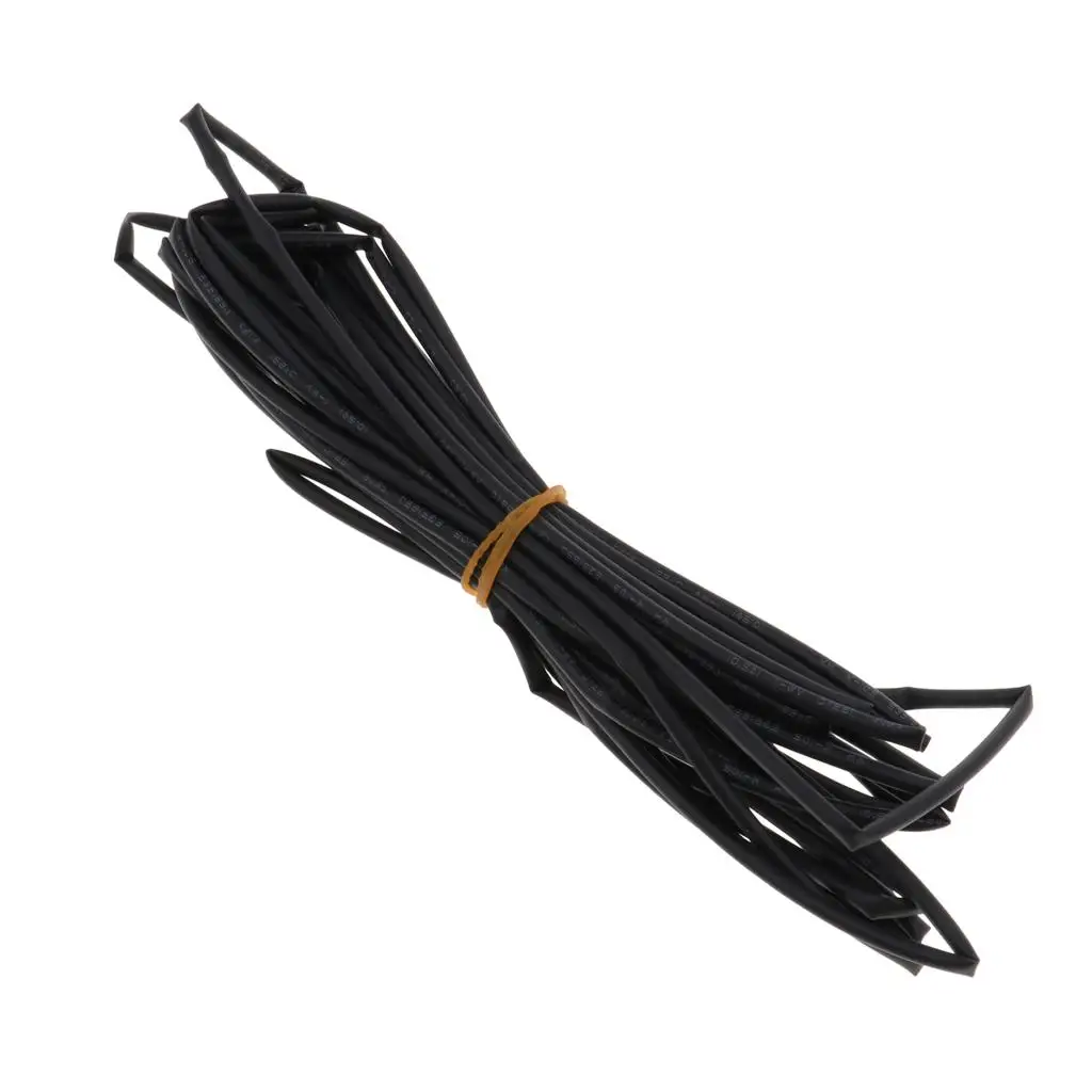 Rubber Heat Shrink Tube 2 to 1 Ratio Adhesive Lined Sleeving Wrap Electrical Insulation for Cable Protection