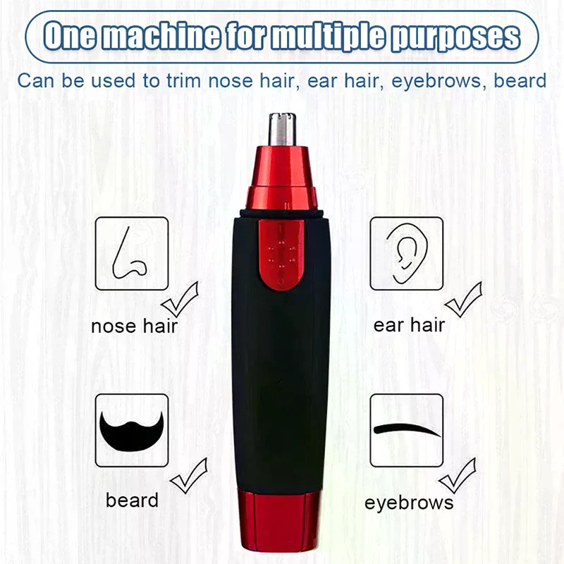 

Electric Nose Hair Trimmer Implement Shaver Clipper Battery Operated Men Women Trimmer Shaver