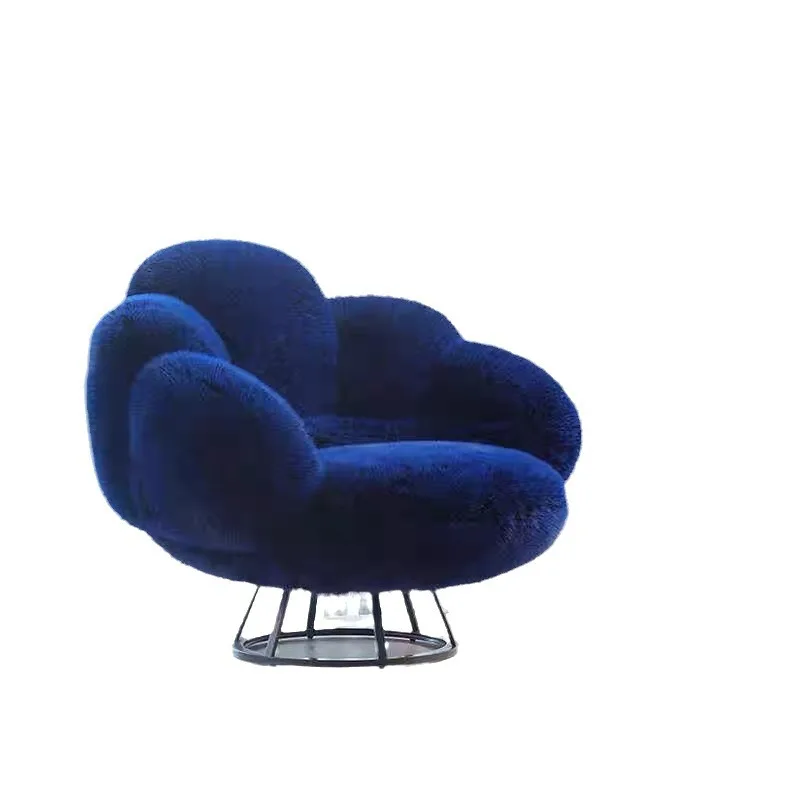 

Simple leisure chair, fabric bear claw beauty salon hotel lazy single sofa recliner