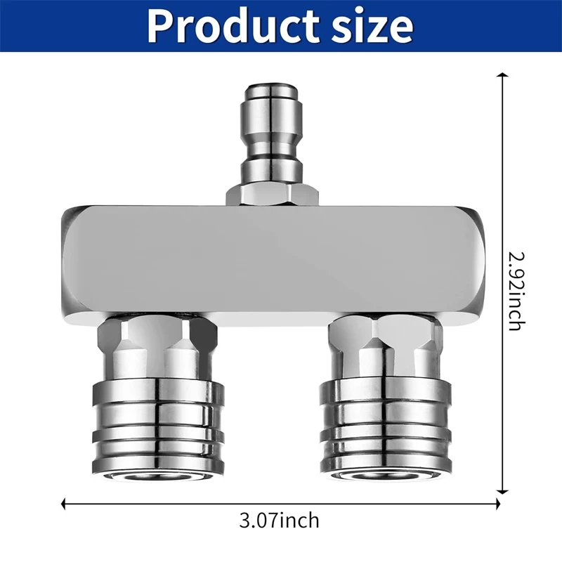 Pressure Washer Tips 2-in-1 Power Washer Nozzle Tip and 4PCS Power Washing Spray Nozzles(25, 40 Degree) 1/4 Inch Quick Connect