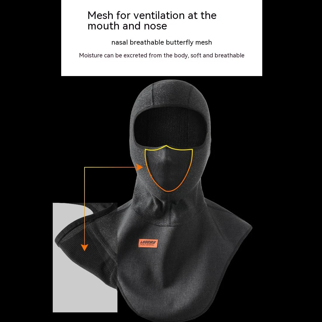 New Winter Motorcycle Mask Fleece Thermal Face Mask Keep Warm Motocross Riding Balaclava Motorbike Windproof Ski Mask Men Women